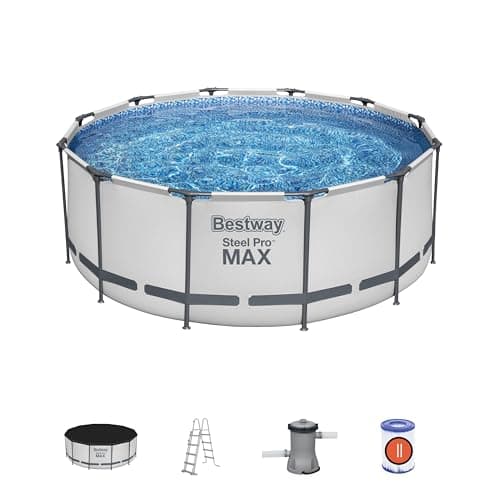 Bestway Steel Pro MAX™ 12' x 48"/3.66m x 1.22m Pool Set, Multicolor