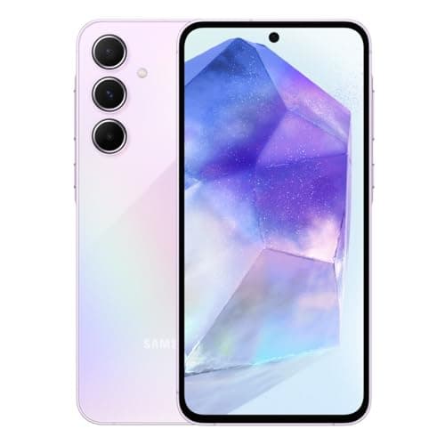 Samsung Galaxy A55 5G Display FHD+ Super AMOLED 6.6", Android 14, 8GB RAM, 256GB, Dual SIM, Batteria 5.000 mAh, Awesome Lilac