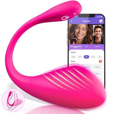 Vibradorador Mujer Juguetes Sexuales, 9 Vibración Vibradorador Clítoris con APP, Juguetes Eróticos para Pareja Sexuales, Consoladores.. para mujer Vibrador Dildo Juguetes Eróticos para Adultos