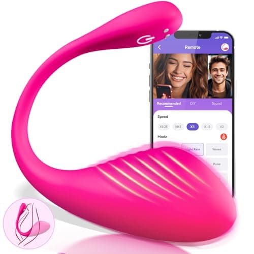 Vibradorador Mujer Juguetes Sexuales, 9 Vibración Vibradorador Clítoris con APP, Juguetes Eróticos para Pareja Sexuales, Consoladores.. para mujer Vibrador Dildo Juguetes Eróticos para Adultos