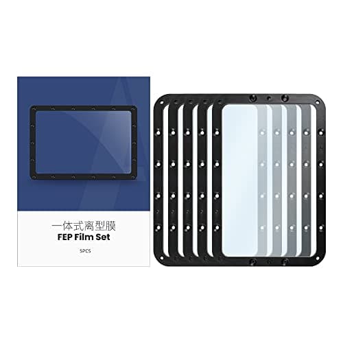 ANYCUBIC Película de Liberación FEP de 6,6", 5 pcss, Piezas de repuesto con 95% de Transmisión de Luz para Impresora 3D Photon Mono 4/Photon Mono 4 Ultra/Photon Mono 2