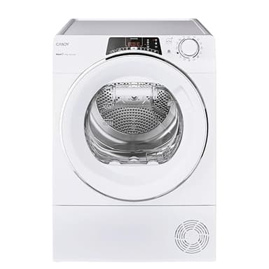 Candy RapidÓ ROE H10A2TCEX S, Secadora 10kg condensación, Bomba de calor, Wi-Fi, Alexa y Google Home, 7 programas rápidos, Cajón Easy Case, Clase A++, Blanco