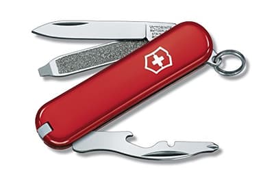 Victorinox, Rally, Navaja Multiuso Suiza, Cuchillo bolsillo, Regalo, 9 Funciones, Hoja pequeña, Pela cables