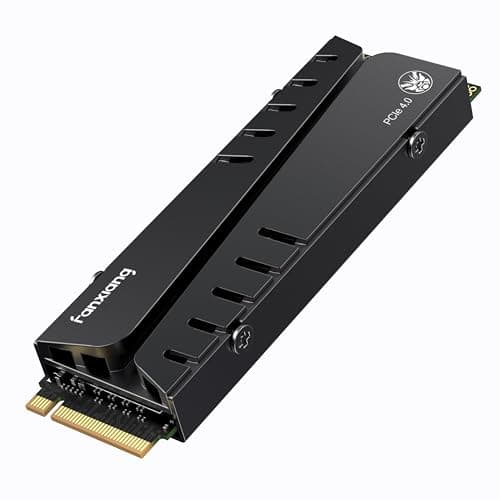 fanxiang SSD 1TB-NVMe M.2 2280 PCIe 4.0, hasta 7400 MB/s, Disco Duro ssd 1tb, con disipador de Calor, configurar DRAM, Compatible con PS5 Laptop Desktop PC