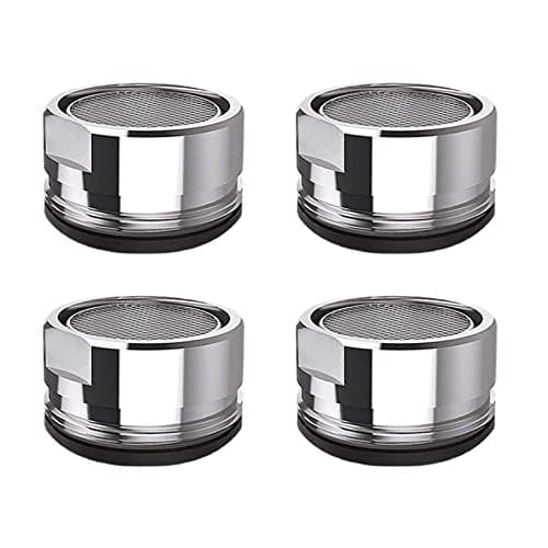 VEGCOO 4 Piezas M24 Aireador Grifo Lavabo de Acero Inoxidable Filtro Grifo de Cocina de Baño Filtro Agua Grifo Difusor Accesories