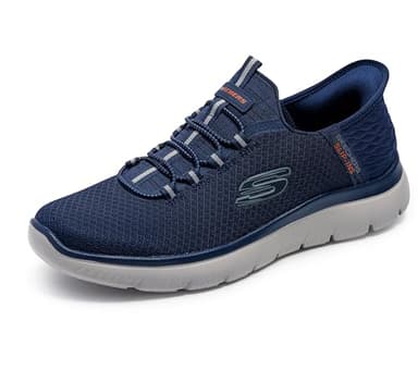 Skechers Summits High Range, Zapatillas Hombre, Navy Mesh Trim, 43 EU