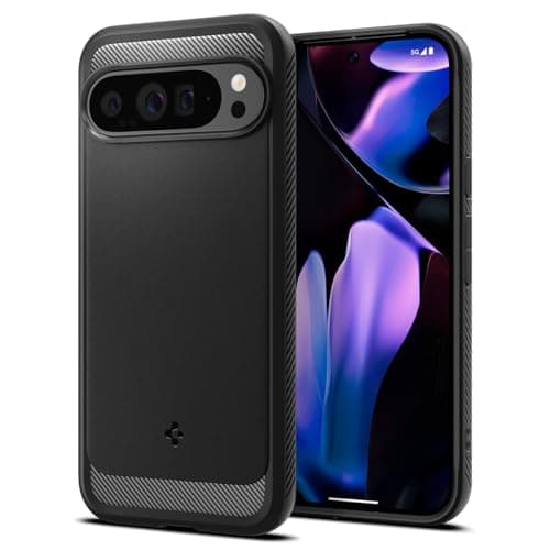 Spigen Funda Rugged Armor Compatible con Google Pixel 9 Pro XL - Negro Mate