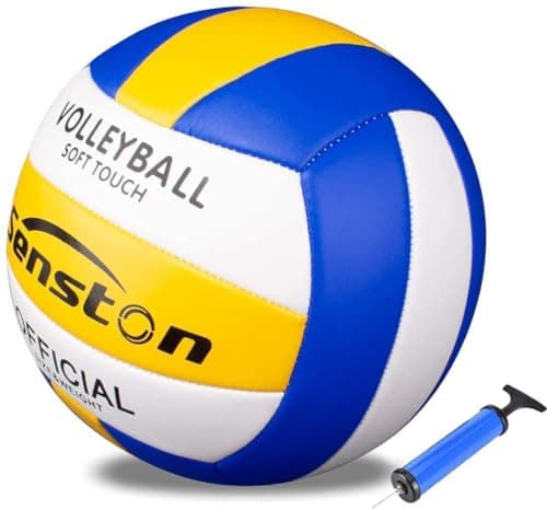 Senston Balon Voleibol Tamaño 5 Voleibol de Entrenamiento, Balon Voley Playa, Balon de Voleibol Tamaño 5 para Interior y Exterior