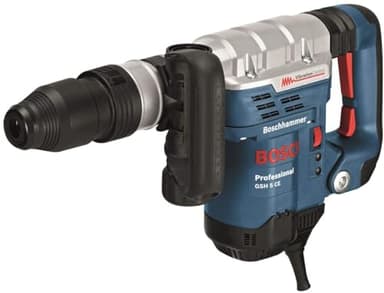 Bosch Professional GSH 5 - Martillo demoledor (7,5 J, SDS max, Vario Lock, en maletín)