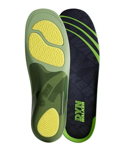 Plantillas Pie Cavo, DynWalker Plantillas Supinadoras, Previene Pies Planos, Fascitis Plantar, Piernas en Forma de O y X, Unisex, Adecuadas para Estar de Pie y Caminar Durante Largos Períodos, L