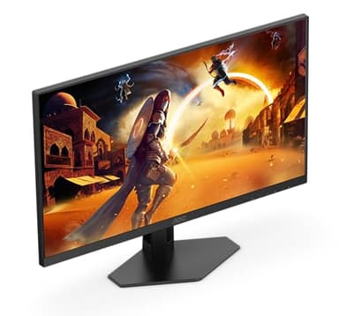 AOC Gaming 24G4XE - Monitor FHD 24 Pulgadas, Plano, 180 Hz, 1 ms, FreeSync Prem., G-Sync Comp., HDR10 (1920x1080, HDMI, DisplayPort, IPS) Negro