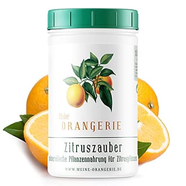 Meine Orangerie Abono para cítricos para todas las plantas cítricas – [1 kg] – Abono premium para plantas – Abono líquido para cítricos para sus plantas – Fertilizante cítrico para limón
