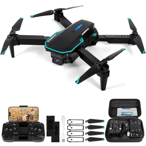 Drone con Cámara HD 720P para Niños y Adultos, RC Quadcopter Drone FPV Plegable para Principiantes, Juguetes para Niños y Niñas Regalos Navidad