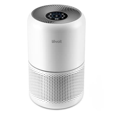 LEVOIT Purificador de Aire con Filtro HEPA, CADR 195m³/h a 41㎡, Compatible Alexa y APP, Modo Inteligente, 22dB Modo de Sueño Elimina 99.97% de Alergia Polen Ácaros Humo Pelo de Mascota Blanco