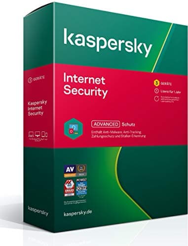 Kaspersky Internet Security 3 Geräte (Code in a Box)