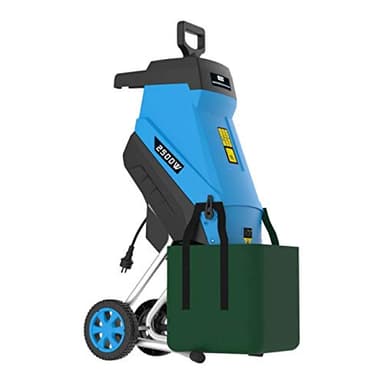 Güde Trituradora de jardín GH 2501 (2500 W, tecnología de cuchilla, bajo mantenimiento, autoalimentación, ruedas de transporte, protección contra sobrecarga, grosor máximo de rama 45 mm, incluye saco