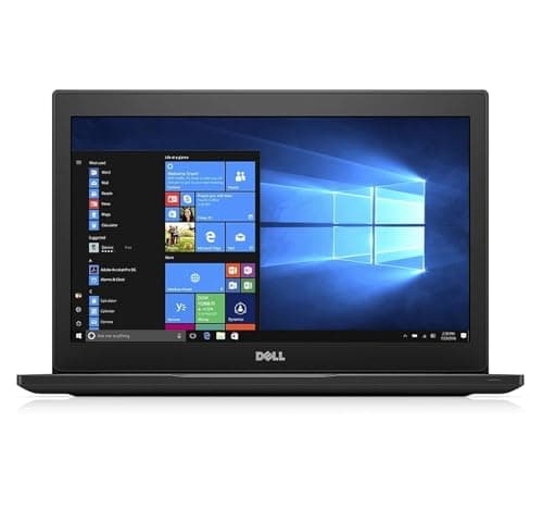 Dell Latitude 7280 Business Laptop, 12.5 Pulgadas Notebook, Intel Core i7-6600U, 16 GB de RAM, SSD de 256 GB, Teclado Estadounidense, Win 10 Pro (reacondicionado)