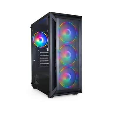 TOOQ Caja Semitorre Gaming Ragnärok, Negra Negro