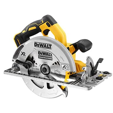 DEWALT DCS572NT-XJ - Sierra Circular sin escobillas XR 18V Ø184mm y 58mm sin cargador/batería, con maletín y base carril