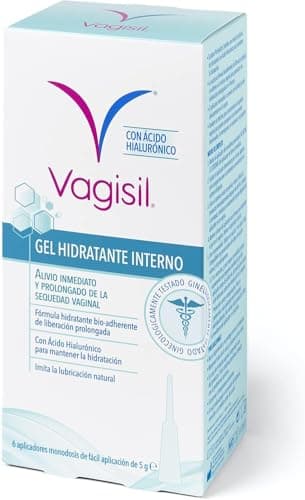 Vagisil Gel Hidratante Vaginal Interno En Monodosis Con Ácido Hialurónico, Lubricación Inmediata E Hidratación Prolongada, 30 g (6 x 5 g)