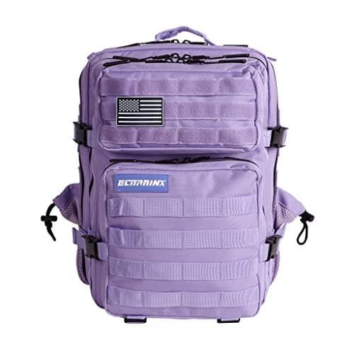 ELITRAINX Mochila 25L Táctica Portatil Repelente al agua para Deporte, Cabina Avión, Gimnasio, Oxford 1000D, CrossTraining by ELITEX TRAINING (Lavanda)