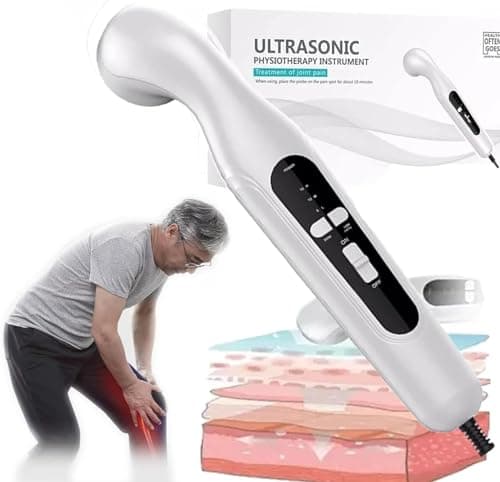 VEXIGO Equipo de Fisioterapia Terapéutica Máquina de Ultrasonidos, 3 Niveles de Intensidad, tratamientos para el Dolor, Lesiones Deportivas, estética, Uso doméstico y Profesional