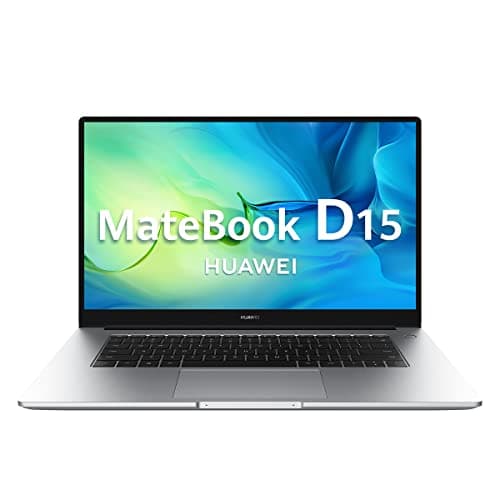 HUAWEI MateBook D15 - Portatil Ultraligero 15.6" FullHD (Intel Core i5-1135G7, 16GB RAM, 512GB SSD, Intel UHD Graphics 620, Windows 11 Home) Plata - Teclado QWERTY español