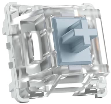 Glorious Gaming 120 switches para teclado mecánico Kailh (plata) - Lineales y rápidos, 40 g de acción, switches Speed, fijación de 3 pines, compatible con LED SMD - Plata Kailh