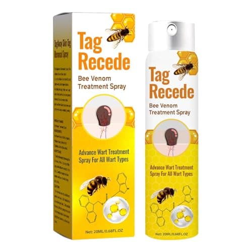 Tag Recede Bee Ven_om, 20ml Eliminador De Marcas En La Piel, Spray Para Tratamiento De Verrugas, Spray De Veneno De Abeja, Tag Recede Veneno De Abeja, For Quick Relief And Improved Skin