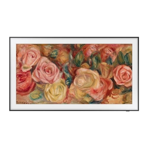 SAMSUNG TV The Frame 4K 2024 43LS03D Smart TV de 43" con Galería de Arte con Display Mate, Marcos Intercambiables, 100% Volumen de Color con Quantum Dot y One Connect y Cable Casi Invisible