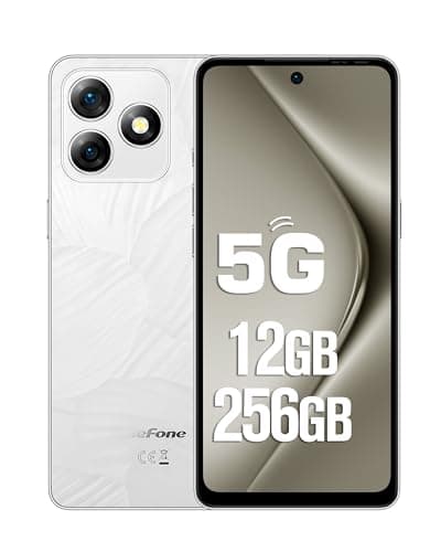 Ulefone Note 18 Ultra 5G Smartphone, Android 13 Móviles 12GB + 256GB/SD-2TB Teléfono Movil, 6,78 Zoll FHD+ Cámara 50MP+50MP+32MP, Batería 5450mAh/OTG con 18W, Dual SIM Móvil 5G Wi-Fi/GPS/NFC, Blanco