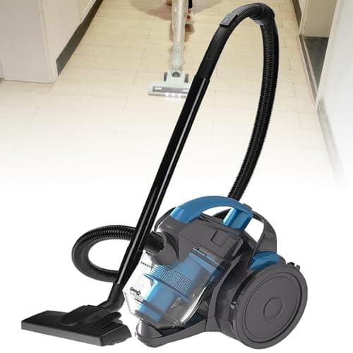 Aspiradora Cilíndrica Potente de 2000W, Aspiradora con Cable Multifunción, Capacidad de 1,8 Litros, Aspiradoras para el Cuidado del Piso, Bajo Ruido, Limpieza Multisuperficie, para Uso Doméstico, Piso