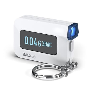 BACtrack Alcoholímetro de Llavero C6 | Precisión Profesional | Conectividad Inalámbrica con Smartphones | Compatible con iPhone, Android (Google, Samsung) | Integración con Apple HealthKit