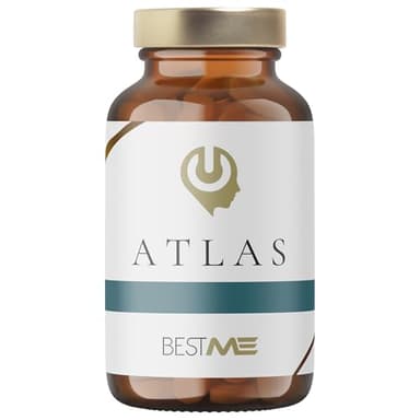 Triple Magnesio 3X Citrato, Bisglicinato y Malato 988 mg | Reduce el Cansancio y la Fatiga, Alivia el Dolor Muscular y Articular, Regula el Sistema Nervioso, 60 Cápsulas con Vitaminas C/B6/B5 (Atlas)