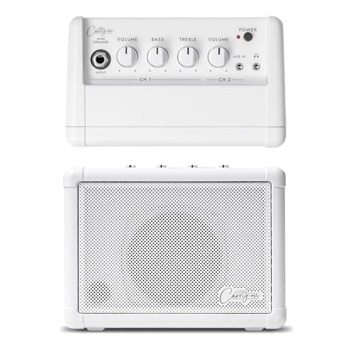 Carry-on Carry-on Mini Altavoz de Mano Compacto, miniamplificador Combinado portátil de 3 vatios para Guitarra, bajo, Teclas, batería electrónica y Voz