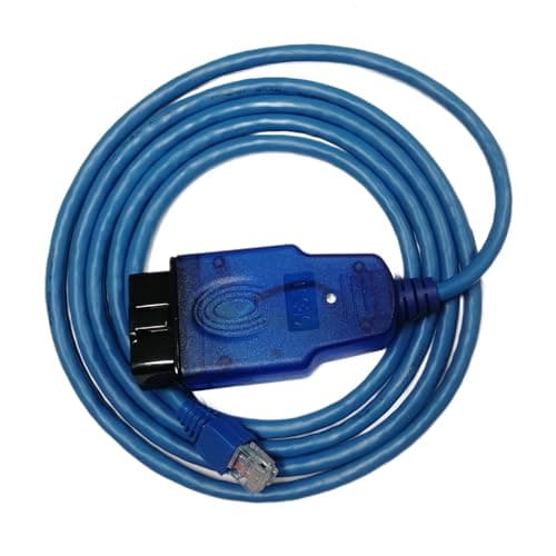 Alchiauto OBD OBD2 Ethernet Enet RJ45 OBDII Cable VOE OBD a Ethernet Adaptador Compatible con vehículos Volvo SPA CMA Vida PC 2016+