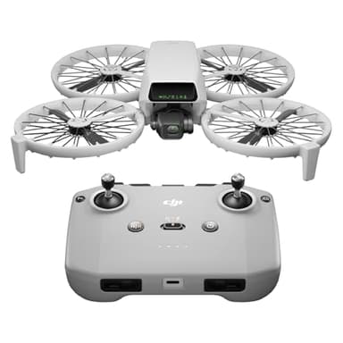 DJI Flip, dron con cámara 4K UHD para Adultos, ‌< 249 g, estabilización en 3 Ejes, transmisión de vídeo a 13 km, despegue Desde la Palma, Retorno automático, Tiempo máx. de Vuelo de 31 min