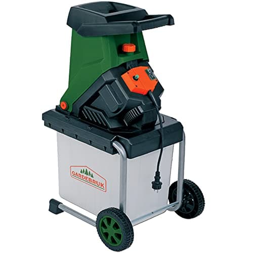 Gardebruk® Trituradora eléctrica de Jardín 3100W máx. Ramas de Ø40mm Triturador Bolsa de Recolección 50L
