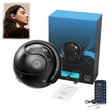 Hy-Undai Hy-T26 Pro Traductor de Idiomas, Auriculares de interpretación simultánea, Admite más de 75 Idiomas Diferentes, Auriculares de traducción en Tiempo Real(Black)