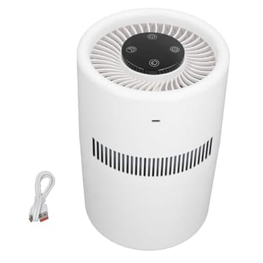 Purificador de Aire 2 en 1 con Humidificador, Humidificador Purificador de Aire de 5W 2 en 1 Tanque de Agua de 4L Escritorio Silencioso para Oficina Dormitorio Guardería