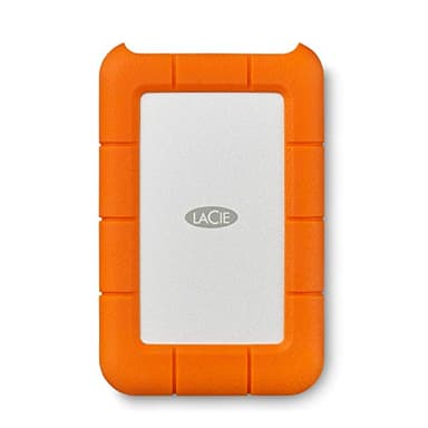LaCie Rugged Mini, 2TB, disco duro externo portátil, para PC et Mac, Resistente a Golpes y caídas, 2 años Rescue Services (LAC9000298)