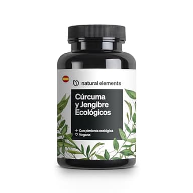 Cúrcuma con Jengibre Ecológicos 3.000mg – 180 cápsulas – curcuma ecologica, jengibre ecológico y pimienta negra ecológica – con curcumina y piperina – alta dosificación – producido en Alemania
