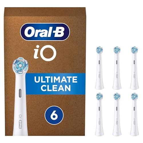 Oral-B iO Ultimate Clean Cabezal De Cepillo Eléctrico, Paquete de 6 Unidades, Apto Para Buzones