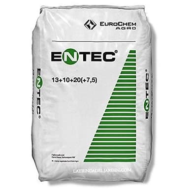 Suinga Abono Fertilizante ENTEC Nitrofoska 20 + 8 + 10 de 25 Kg | Especial para Olivos | Abono Con Inhibidor de Nitrificación