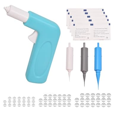 Kit 3-en-1 Seguro e Indoloro para Verrugas Quitar, Rango de 1mm a 8mm, Incluye 60 Bandas para Eliminar Micro, Pequeñas y Regulares Verrugas de La Piel para Múltiples áreas del Cuerpo