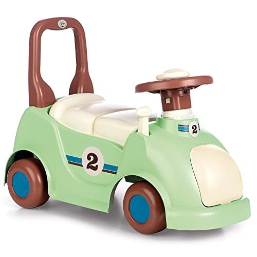 Chicos - Sport Vintage Correpasillos Bebe 1 año | Andador Correpasillos con volante y asa para empujar | Coche bebe con cajón guarda objetos | a partir de 10 Meses (35223)