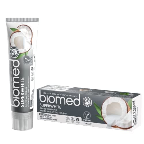 SPLAT - Biomed Superwhite Pasta De Dientes, Gris, Marron, 100 Gramo