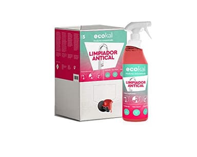 INSTAQUIM - Limpiador Antical Concentrado Natural Ecokal | 5 L | Elimina la Cal y la Suciedad Acumulada en Baños, Grifos y Mamparas | una Opción Ecológica y Segura para Mantener tus Espacios Limpios