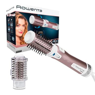 Rowenta Cepillo Brush Activ Premium Care CF9540 - Cepillo de Aire movimiento giratorio automático con dos controles de rotación, secado simultáneo, doble emisor de iones, dos ajustes de velocidad