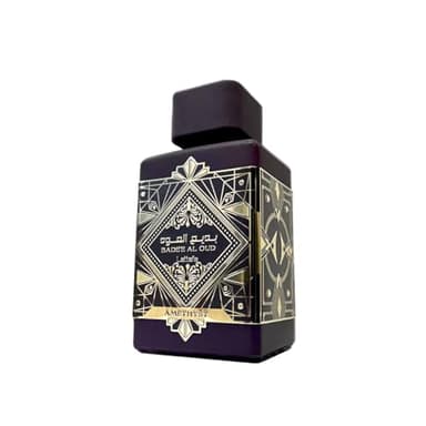 Lattafa Bade'e Al Oud Amethyst 100 ML, Fragancia Árabe Floral, Sello de Calidad Made in Dubai, Aroma de larga Duración